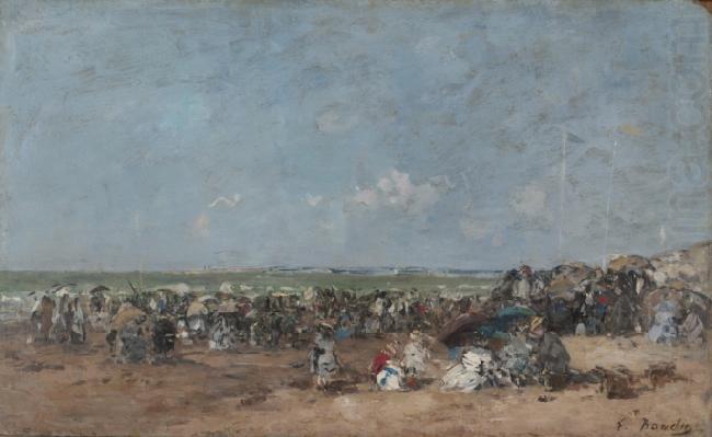 Beach Scene, Eugene Boudin